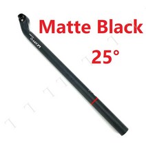 카본 싯포스트 자전거부품 시트포스트 Litepro-탄소 섬유 시트 포스트 33.9mm 580mm 오프셋 5-25 ° BYA412, 04 Offset-25 Matte
