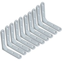 리폼플러스 ㄱ자 선반받침대 10개 까치발 꺽쇠, 대(100x100mm) 화이트 10개입