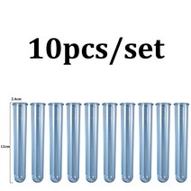 꽃콘크리트 시멘트 냄비 테스트 튜브에 대 한 5pcs 식물 인큐베이터 실리콘 금형 홈 인테리어 거실 사무실, 06 Blue 10pcs