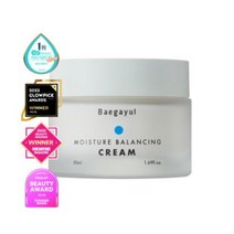 백아율 모이스처 밸런싱 크림 50ml 수분 수부지