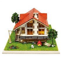 DIY 조립 스토리 하우스 전원주택A, 귀여운여인 본상품선택, 귀여운여인 단품, 귀여운여인 본상품선택