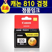 알(R)전산 캐논 정품 PG810 검정 CL811 컬러 잉크 PG810XL 흑백 CL811XL 칼라 선택후 구매, PG810검정, 1개