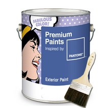 노루페인트 팬톤 수성 외부 페인트 콘크리트 철문 조색 계란광 4L, Whitecap Gray(12-0304)