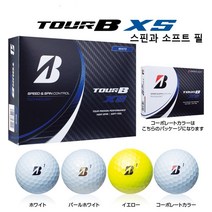 브리지스톤 골프 볼 TOUR B X B XS 시리즈 3피스 12개, 화이트개, 2022_ TOUR_B_XS