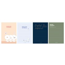 중학생 국산브랜드 항균 영어쓰기 노트5P 졸업식 선물 영어노트 영어학원