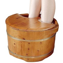 발욕통 발목기 히노키 나무 족탕 양동이 족탕기 풋욕기 SPA 족탕 목제 손잡이 경량 운반 편리 대용량 다기능 보온 풋 버스 피로 경감 발의 차가움 대책