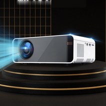 휴대용 빔프로젝터 가정용 스마트 홈시어터 프로젝터, 4K HDR/프로젝션 브래킷/프로젝션 천