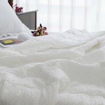 the좋은꿈 호텔식 먼지없는 시원한 여름차렵이불 침대패드 단품 세트, 로망스그레이