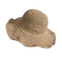 여자 겨울모자 Boho Style Bow Sun Hat 넓은 챙 플로피 버킷 여성용 비치 파나마 밀짚 돔 버킷 홀리데이 그늘 309