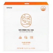 안국건강 루테인 미니100 + 쇼핑백 선물세트, 180정, 29개