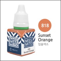 MISSMITO 미스미토 반영구화장 색소(15ml) 반영구재료, 1개, 818_선셋오렌지