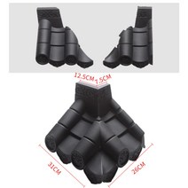 전통 한옥 지붕 기와 장식품 플라스틱 담장 처마 인테리어 카페 정원 꾸미기 용마루 용두, S.30외 회전각 + 1개