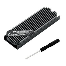 M.2 2280 SSD 냉각 패드 하드 디스크 히트 싱크 냉각기 열, 회색