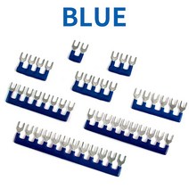 TB tb 연결 스트립 결합 단락 조각 15A 25A 45A 터미널 U 형 구리 차단기 버스 바 연결 1 개, 02 Blue _ 03 TB1503