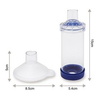 애완 동물 천식 흡입기 수의학 동물 에어로졸 챔버 스페이서 장치 PVC 마스크 Canack 의료용, l, 2L