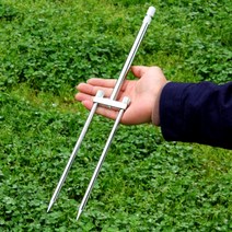 낚시 좌대 거치대 민물 낚시대 조절식 스탠드 브래킷 스테인레스 스틸 홀더 삽입 분리형 바다 강 부품, 한개옵션0