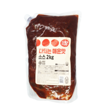 식자재왕 다되는매운맛소스 2kg, 1개