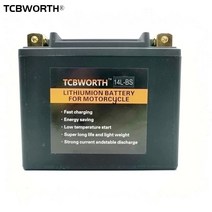 인산철배터리 TCBWORTH오토바이 리튬 철 인산염 배터리 5LBS 12V 3AH 딥 사이클 긴 수명 오토바이, 01 Left Negative, 01 Left Negative