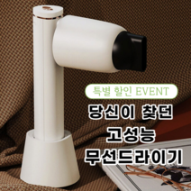 무선드라이기 충전식 저소음 휴대용 미니 소형 여행 캠핑 차박 헤어 강아지 펫 거치대 드라이어, 스탠다드 24V +충전기