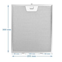 주방후드교체 가스레인지 싱크대 탄소필드 후드 4055081220 cooker hood filter 253x300 mm 범위 후드 그리스 필터 주방 추출기 환기 알루미늄 aeg, 없음