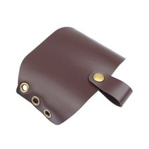 오토바이 신발 보호 기어 시프트 패드 가죽 미끄럼 방지 양말 부츠 커버 모터크로스 레이싱 바이크 유니버설 시프터 가드, 1pc Brown