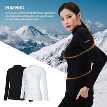 PUMPING 여성 등산 스키 발열기모 기능성이너웨어 국내생산