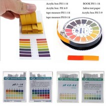 100pcs 스트립 PH 테스트 미터 컨트롤러 114st 표시기 리트머스 테스터 종이 토양 키트 타액 도구, [03] BOOK PH 114