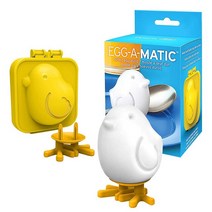 달걀찜기 달걀삶는기계 삶은 계란 금형 DIY 치킨 하드 모델 귀여운 병아리 모양 달걀 껍질 없음 홀더 컨테, YELLOW, 01 YELLOW