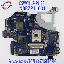 에이서 아스파이어 V3-571 V3-571G E1-571G 노트북 마더보드 Q5WVH LA-7912P NBRZP11001 HM77 GT640M 2GB 그래픽 카드, [05] GT730M 4GB