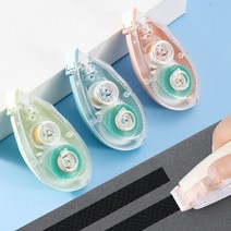 이쁜 귀여운 간편한 포스트잇 한지 색깔 양면 다이어리 꾸미기 접착제 풀 테이프, 그린