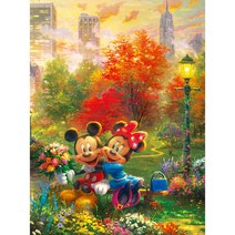 DIY 직소퍼즐 킨케이드 디즈니 미키와 미니 150피스, 단품, 150PCS