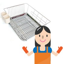 복스마켓 +[복스마켓]+_ 접시거치대 고급건조대 스텐건조대 부착형식기건조대 상부부착건조대, option__ 스텐 쟁반과 플라스틱 수저통이 있는 1, option__ 식기건조대/1단(슬라이드B)