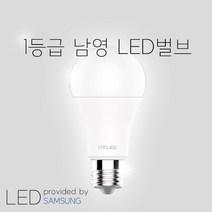 남영LED 램프 전구 8W 10W 12W 벌브 엘이디 매장 카페 1등급 E26, 12W 주광색(하얀빛) 1등급
