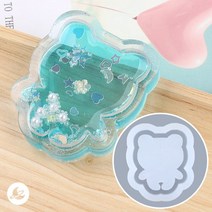 곰돌이 쉐이커 몰드 레진 아트 공예 재료 RM186, 단품