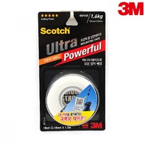 3M 아크릴폼 양면테이프 18mmX1.5m 다용도 초강력 접착테이프