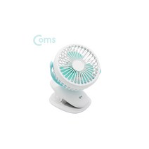 Coms 저소음 집게형 선풍기 BT090 유모차/책상형, 단품