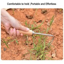 Garden Weeder Tools Grass Puller Garden Weeding Hook Weed Grass Root Remover For Backyard Farm Plant, 한개옵션0