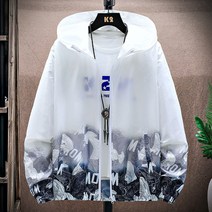 주니어바람막이 래쉬가드 청소년 여름 피부 옷 배기 얇은 캐주얼점퍼 아웃도어바람막이 남자, 초록, xxl 180cm 75kg용, 신발 스타일 그린