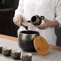 도자기 전통 다기 차관 찻잎보관함 QZ9A1198-88, 단품, 단품
