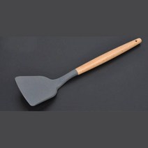 나무손잡이 실리콘 주방조리도구 뒤집개 밥주걱 스텐주걱 키친툴세트 국자 실리콘주걱 뒤집개 도마 스탠딩주걱 수저 주방도구
