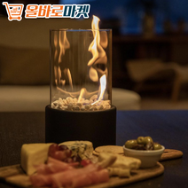 실내용 캠핑용 감성 힐링 캠핑 에탄올 난로 램프, 에탄올난로-화이트
