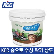 KCC 숲으로 수성 락카 상도 3.78L (투명 유광) 목재용, 1개