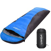동계침낭 캠핑 침낭 성인용 겨울 따뜻한 보관 가방 계절, 1.Blue 1300g