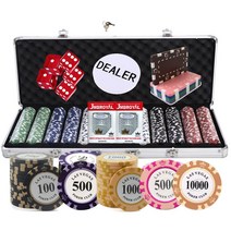 후니겜블 국제규격14g 데칼크레이 포커칩+JMB로얄정품카드2벌+사각칩 100p 200p 300p 500p, 100p아크릴세트