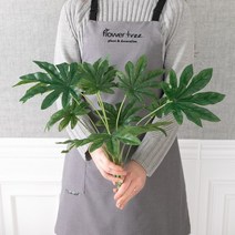 바보사랑 13대팔손이부쉬 50cm 조화 인테리어 장식 인조 FAIAFT.플라워트리