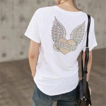 [마이더스비] 로잔 하트날개 티셔츠