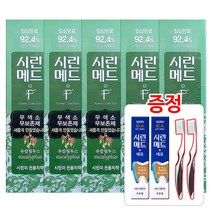 시린메드 에프 에델바이스 재스민 유칼립투스 치약, 시린메드 에프 유칼립투스향 100g X 5p