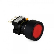 2A2B 푸쉬락 전원 스위치 24V DC LED 매입형 ON-ON 16mm KBL160AT-L3C2푸쉬 락 전원 스위치 LED, 오렌지 [KBL160AT-L3CO2]