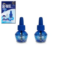 홈매트 리퀴드 살충제 45일 리필, 29ml, 2개입