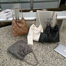 캐주얼 누비체인백